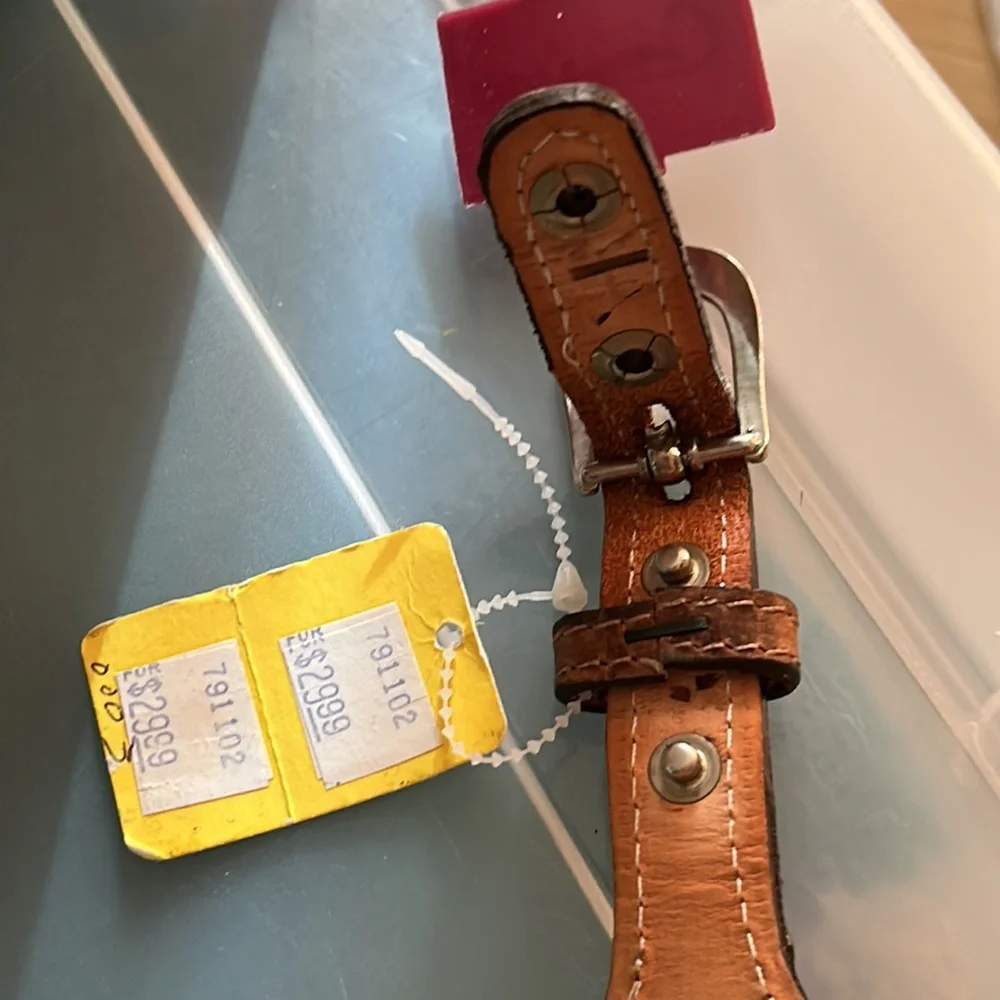 Cimmaron brand western Southwest style belt. Size 30. Genuine leather.